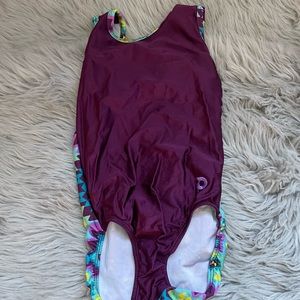 Plum leotard
